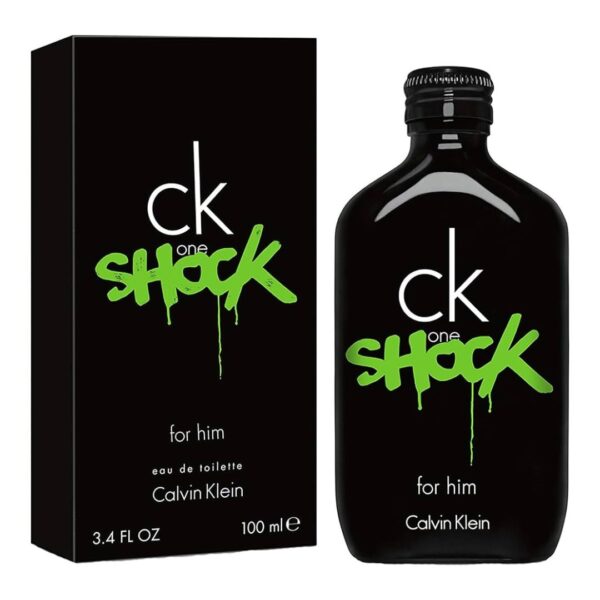 "Calvin Klein One Shock for him perfume, 200 ml, for sale."