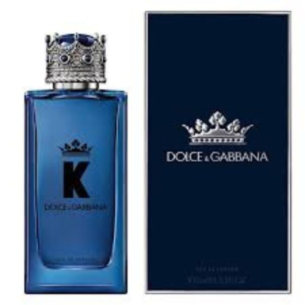 "Dolce and Gabbana K for Men Eau De Parfum, 100 ml bottle."